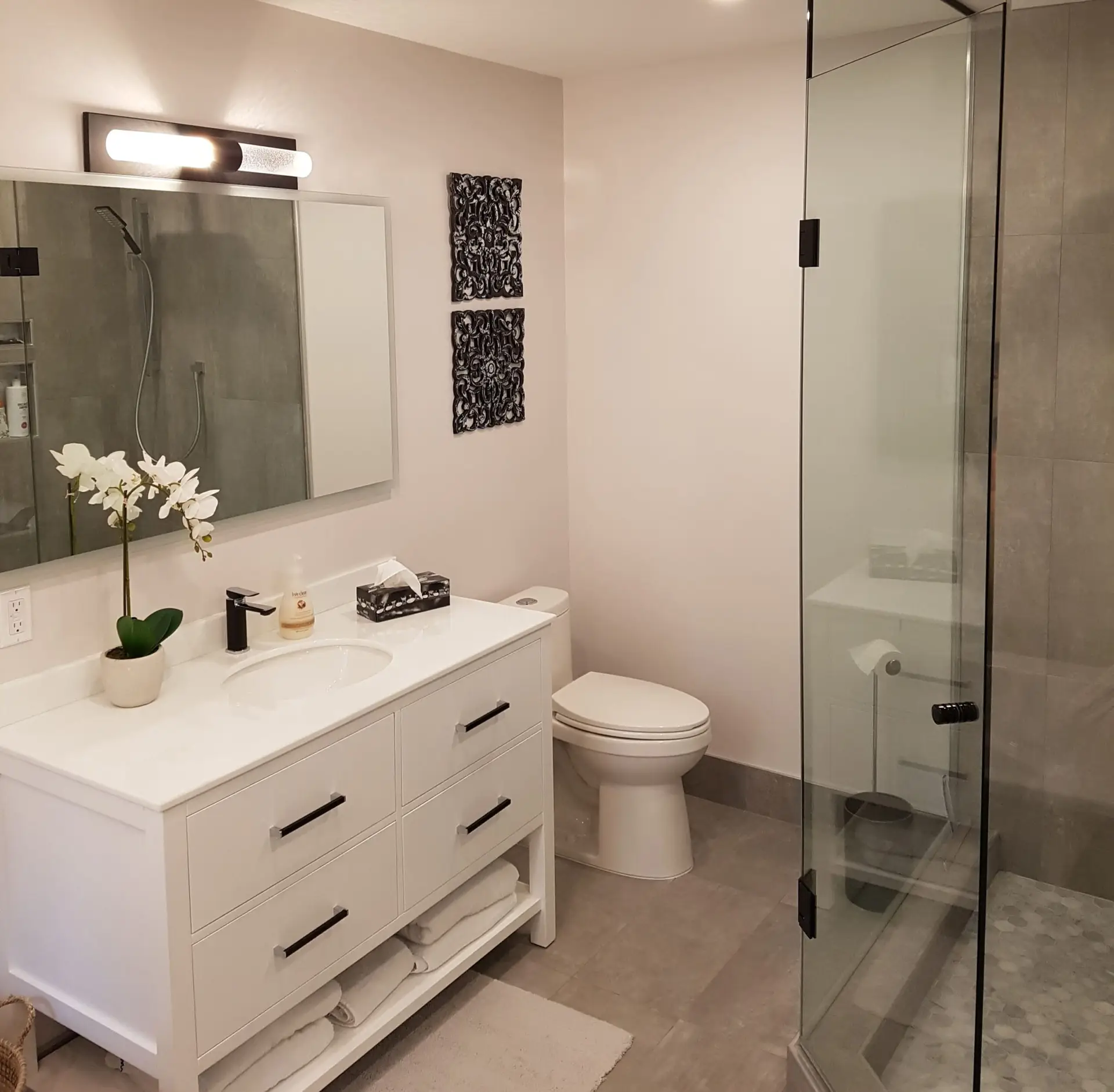 Vanity & Mirror Install