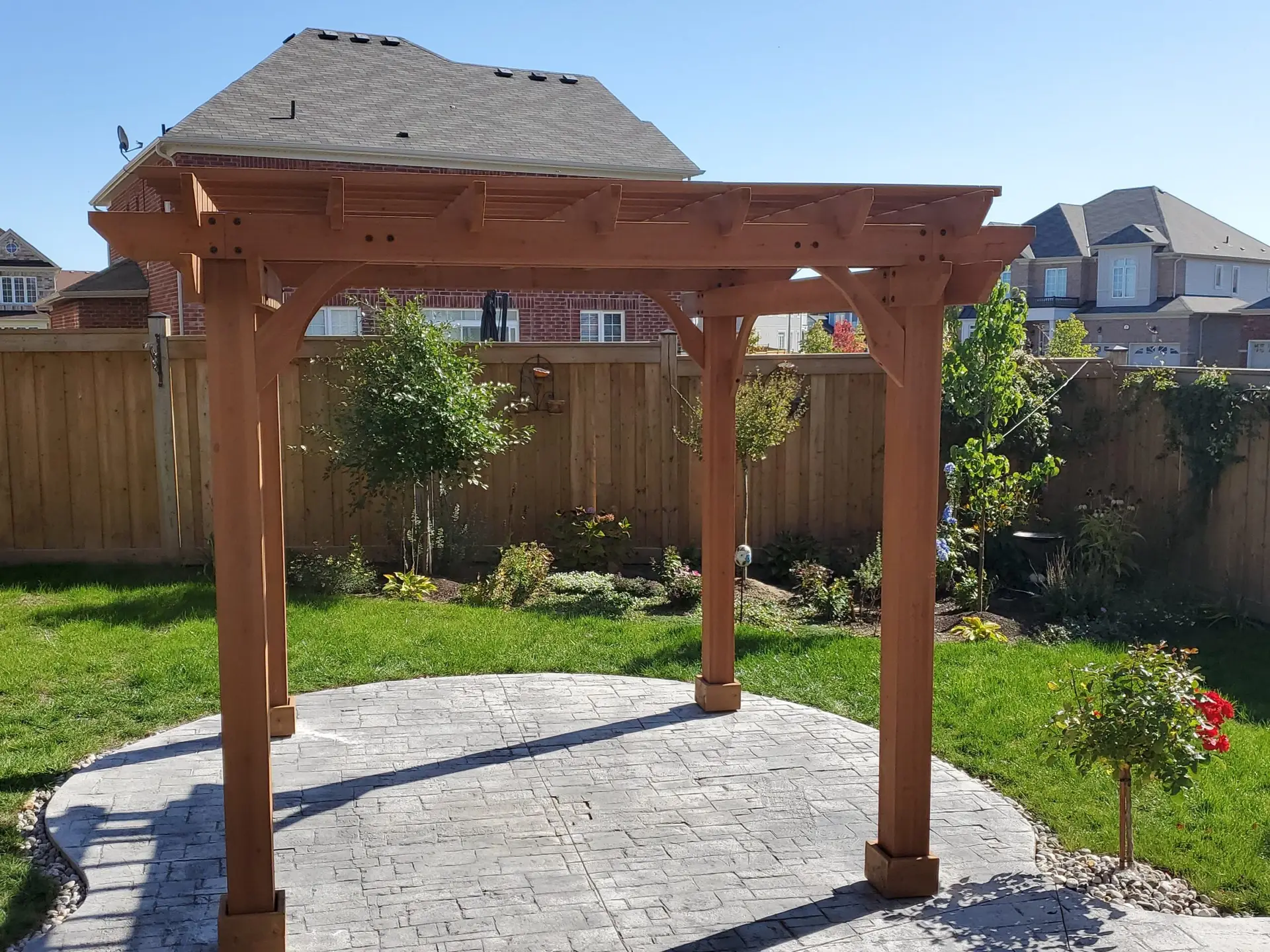 Backyard Pergola Build