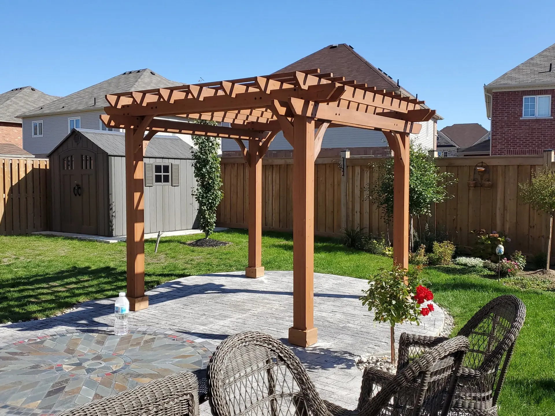 Landscaped Pergola Retreat