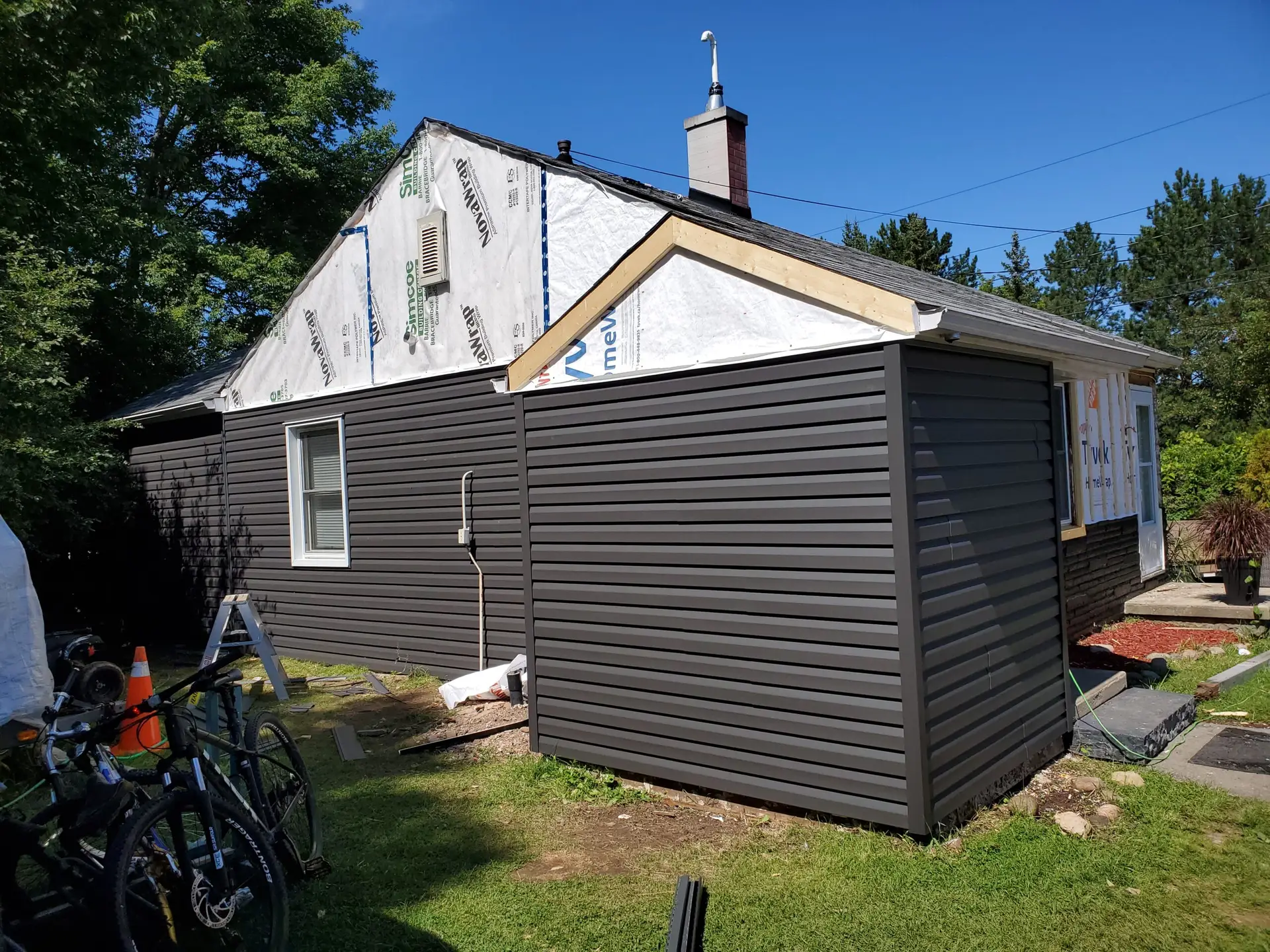 Exterior Addition & Deck Entry