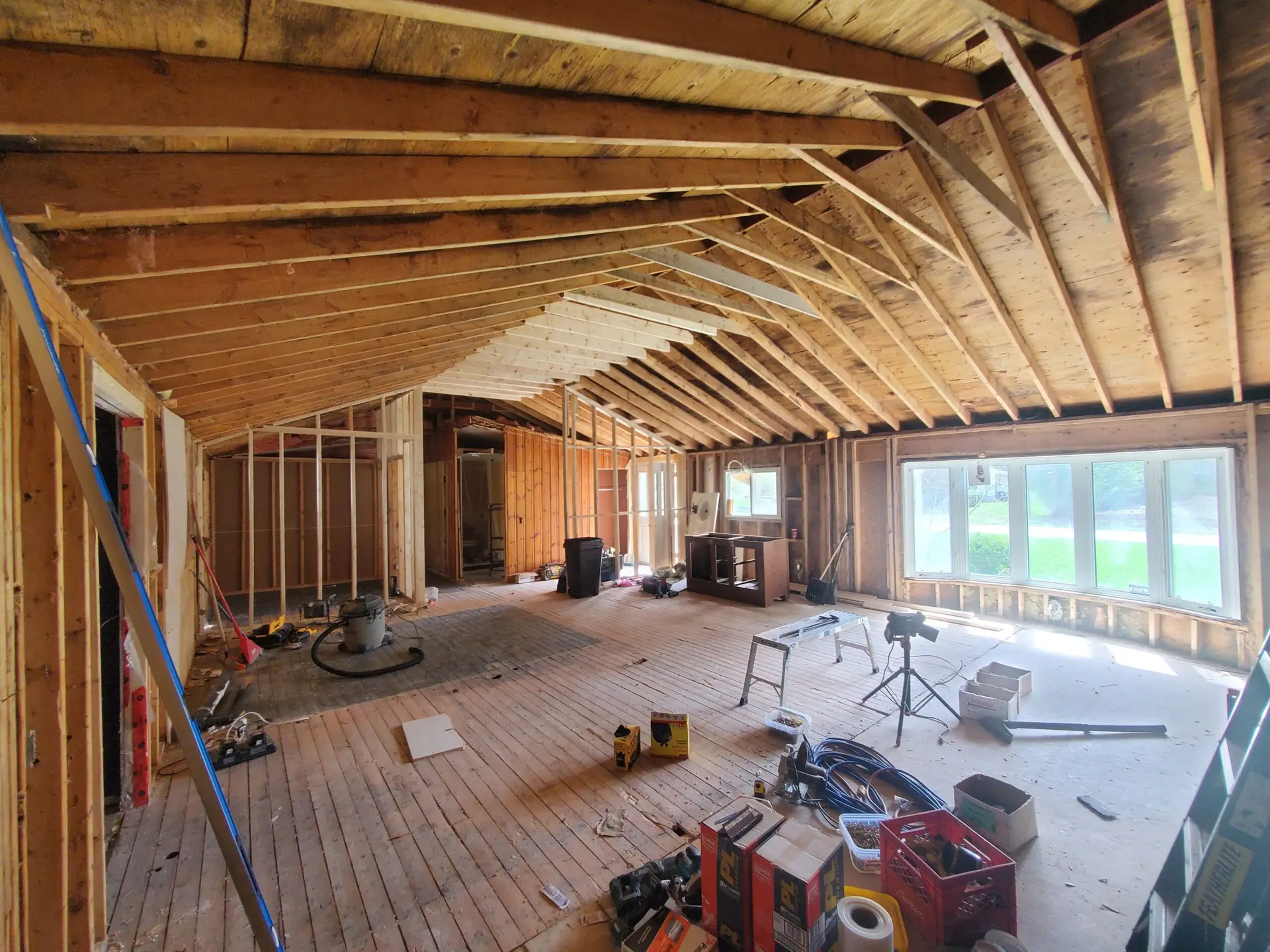 Exposed Beam Sunroom